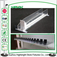 Supermarket Display Plastic Shelf Pusher for Bottles